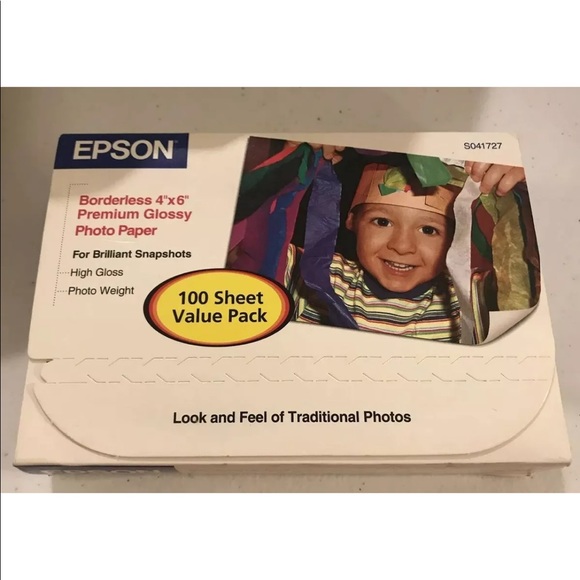 epson Office New Epson Printer Photo Paper Gloss 4x6 Value Pack